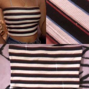 Stripped Tube Top